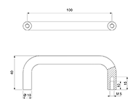 DWP Drawer Pull - Style 1 Line